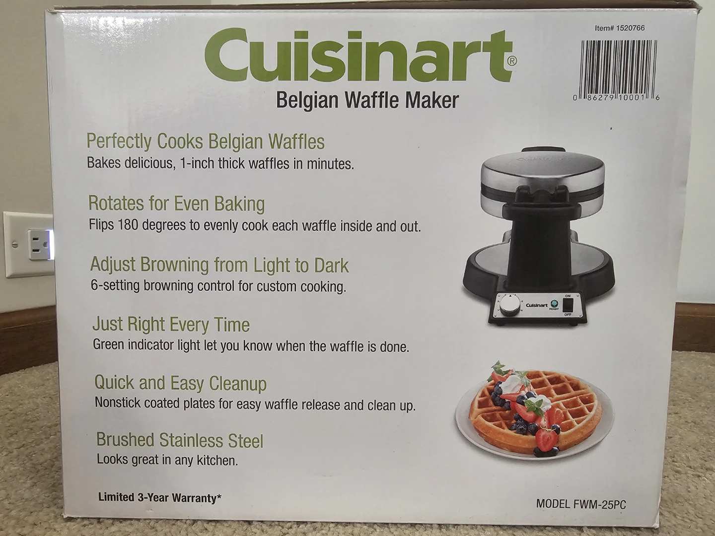 Cuisinart Belgian waffle maker - photo 4