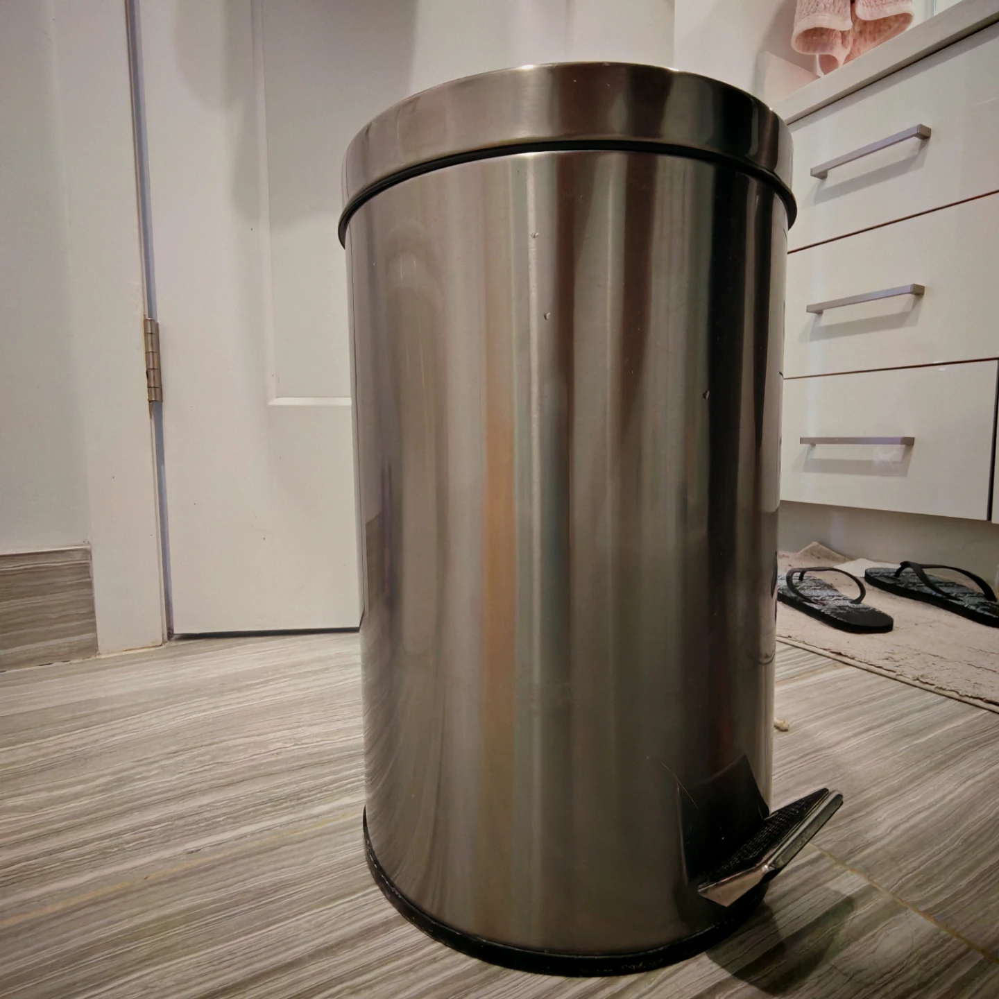 Stainless Steel Step Trash Can