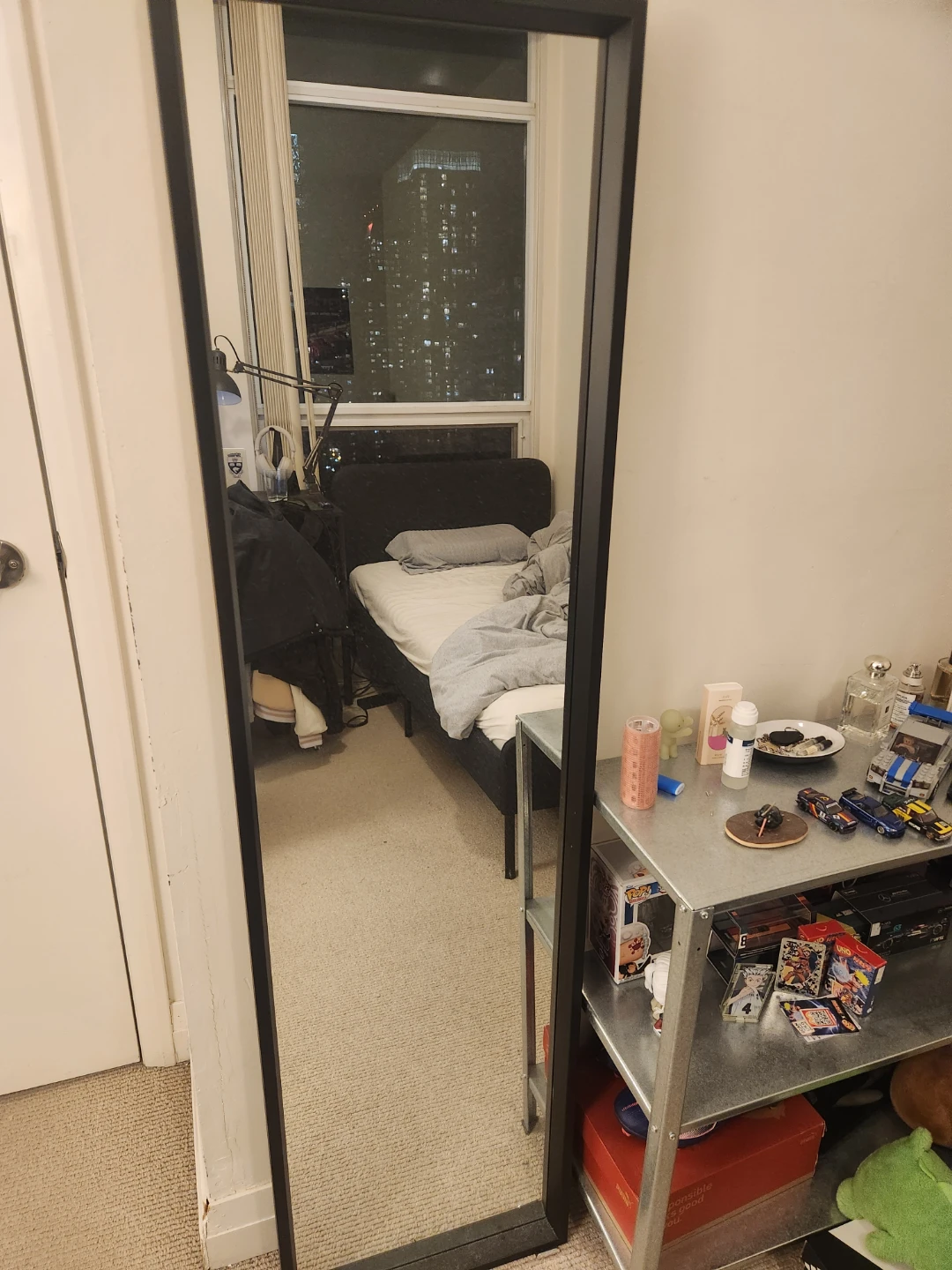 IKEA NISSEDAL Mirror, Black, 40x150 cm