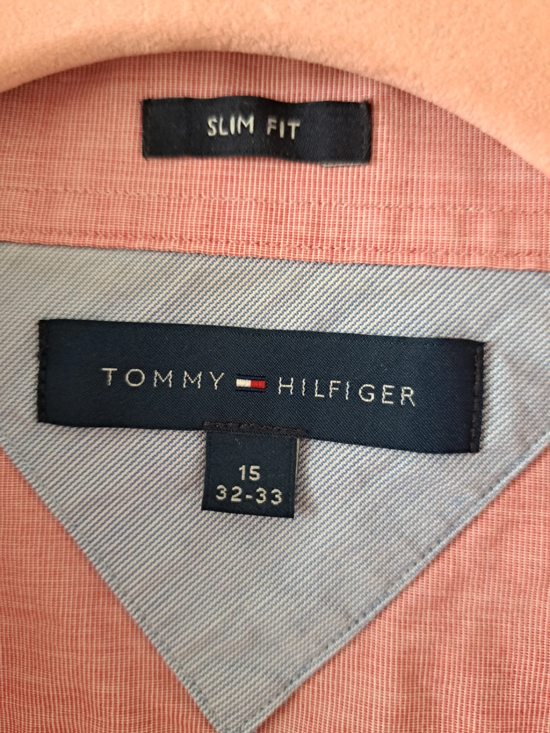 Tommy Hilfiger Slim Fit Men's Button-Up Shirt - Pink - photo 4