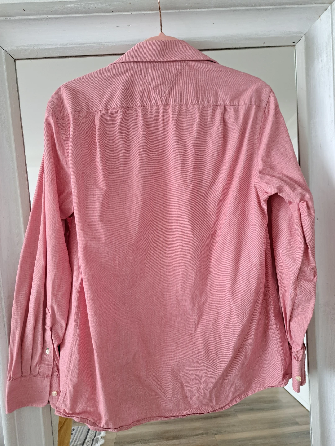 Tommy Hilfiger Slim Fit Men's Button-Up Shirt - Pink - photo 5