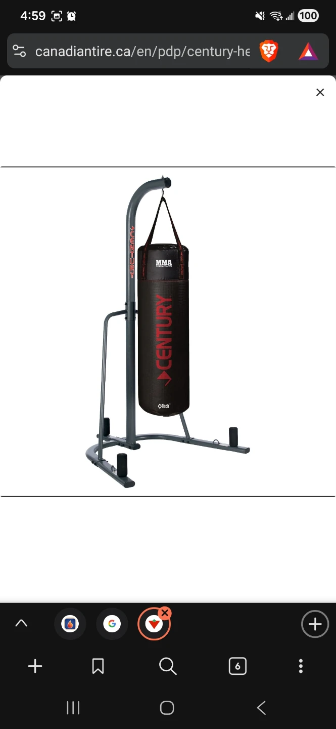 Century MMA Heavy Bag and Heavy Bag Stand.