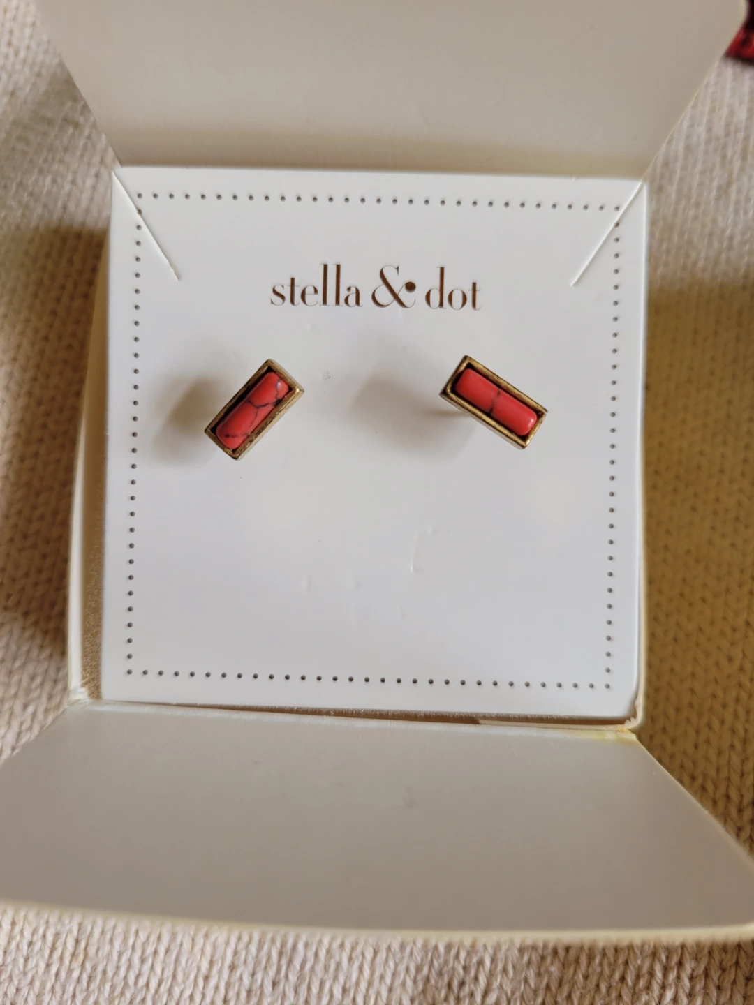 Stella & Dot Layered Red Beaded Necklace - photo 4