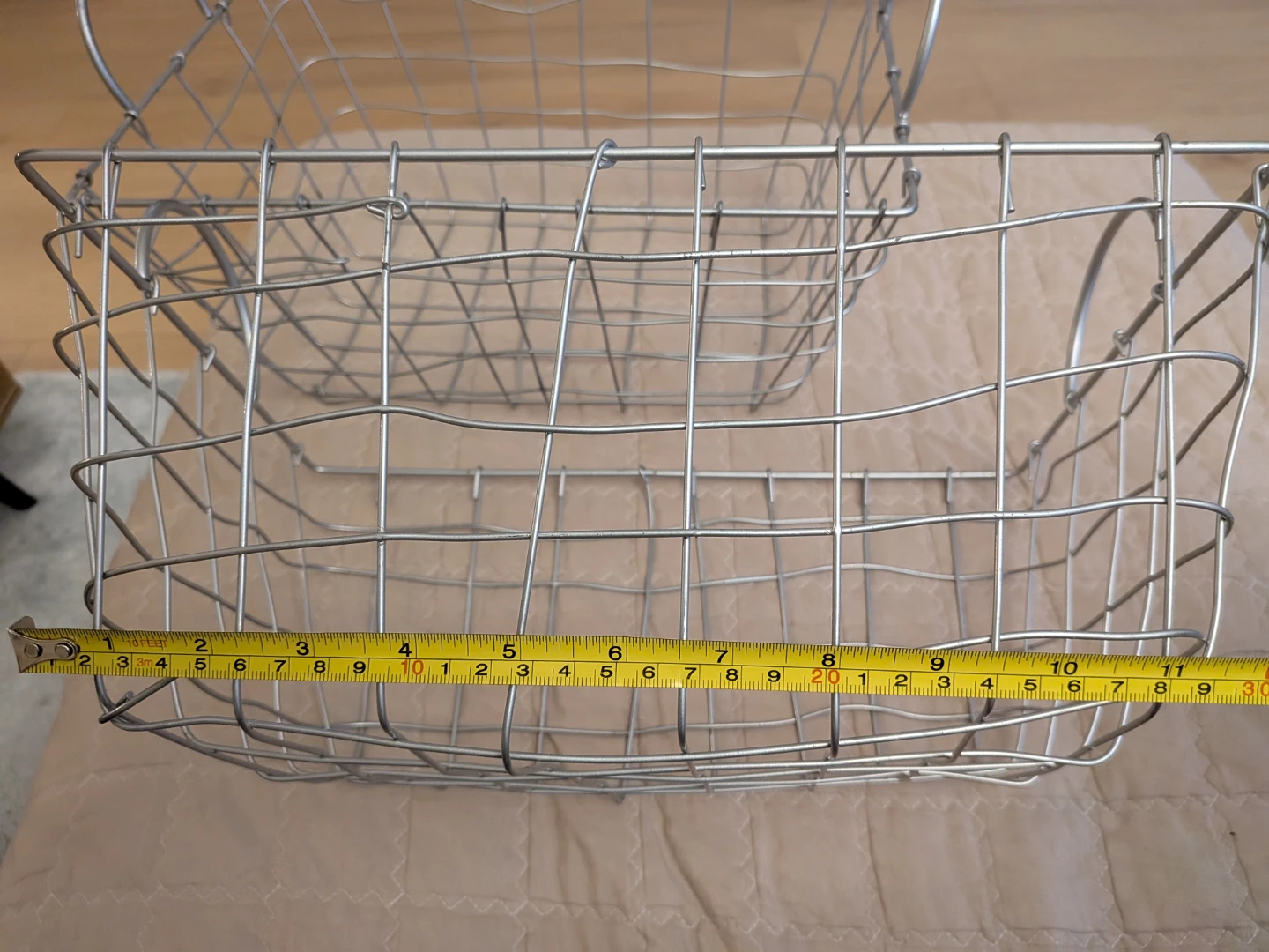 Wire Storage Basket with Handles - photo 4