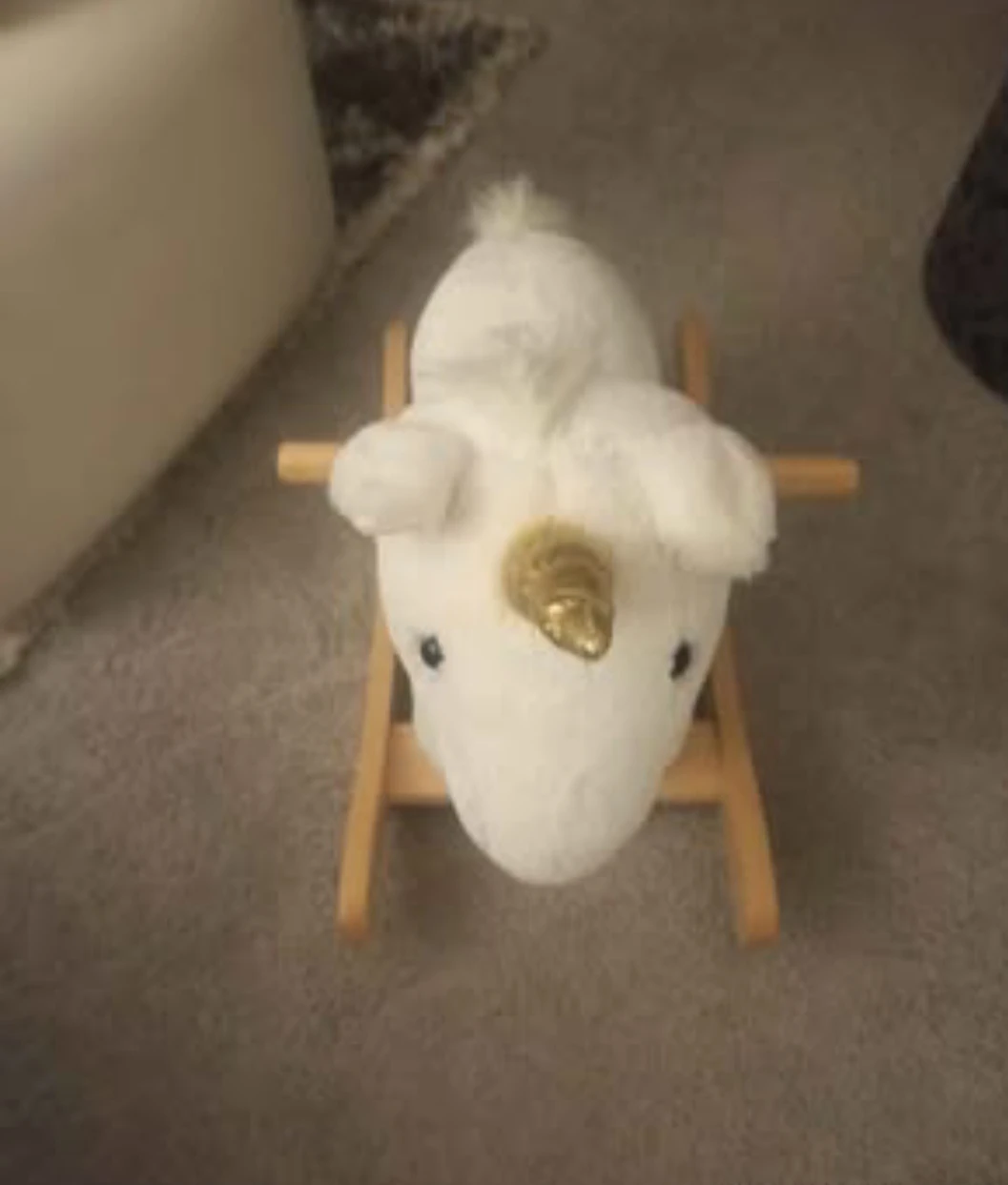 Plush Rocking Unicorn Toy