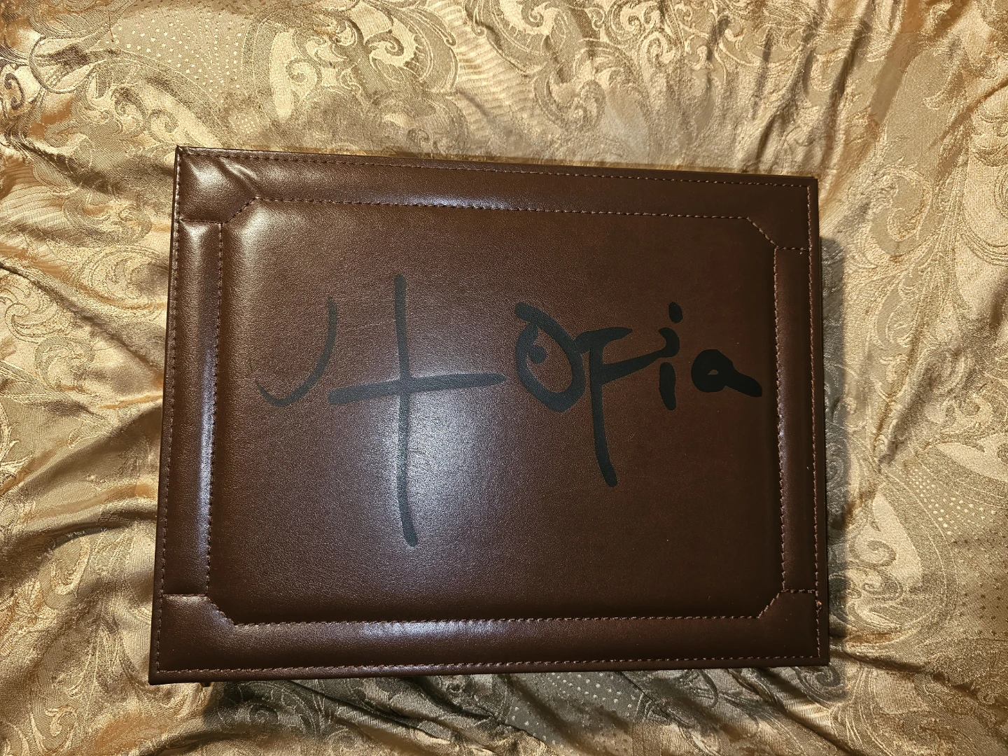Travis Scott Utopia Briefcase Brown