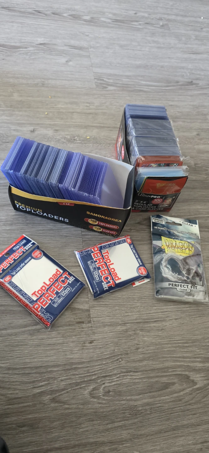 Collection of Card Sleeves and TopLoaders - photo 2