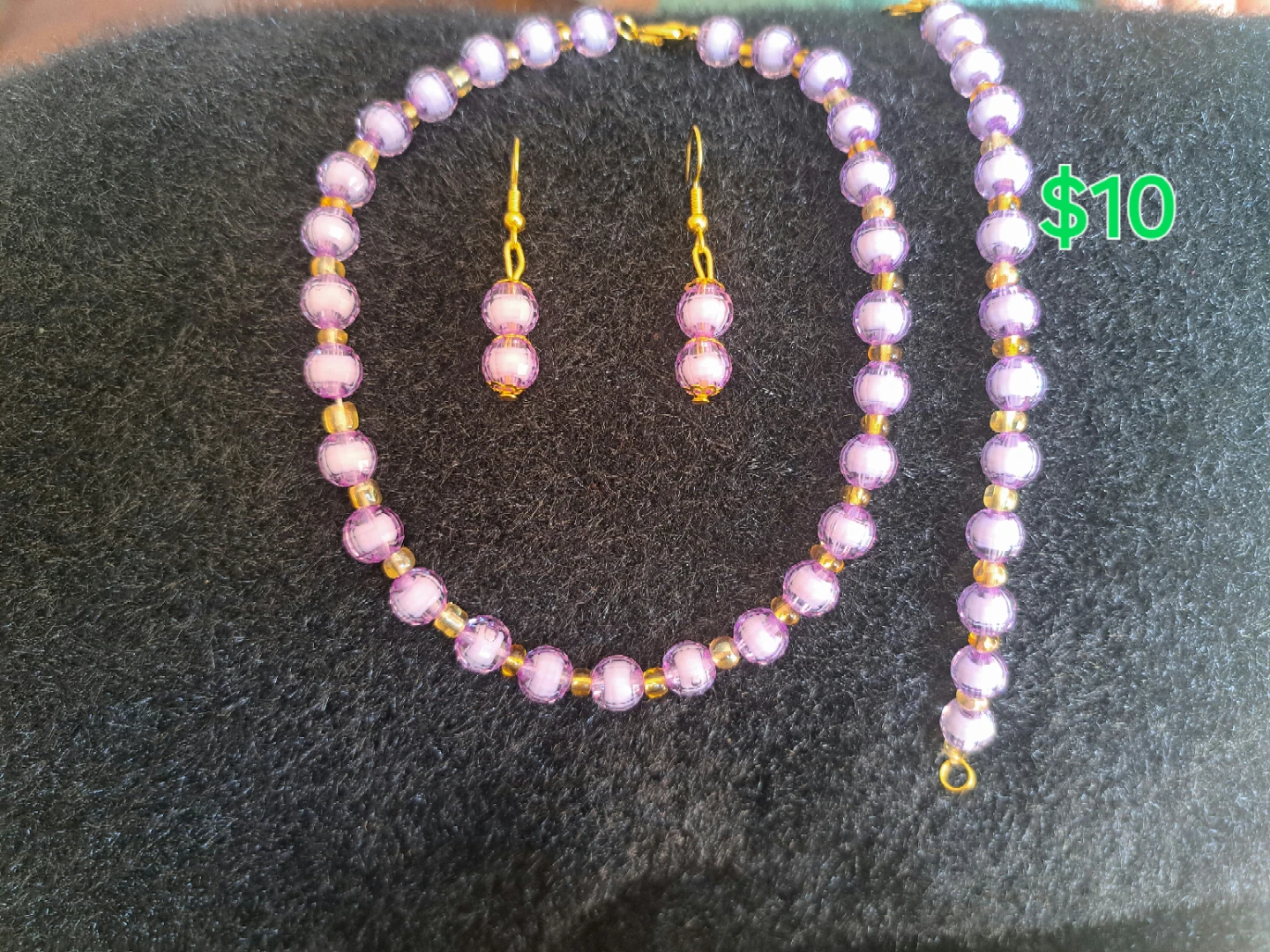 Handmade Beaded Bracelets and Earrings Sets - photo 5