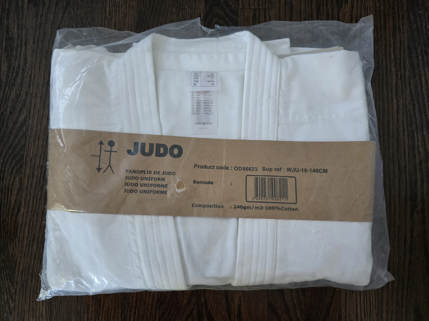 Brand New White Judo Uniform - 140cm 9/10Y