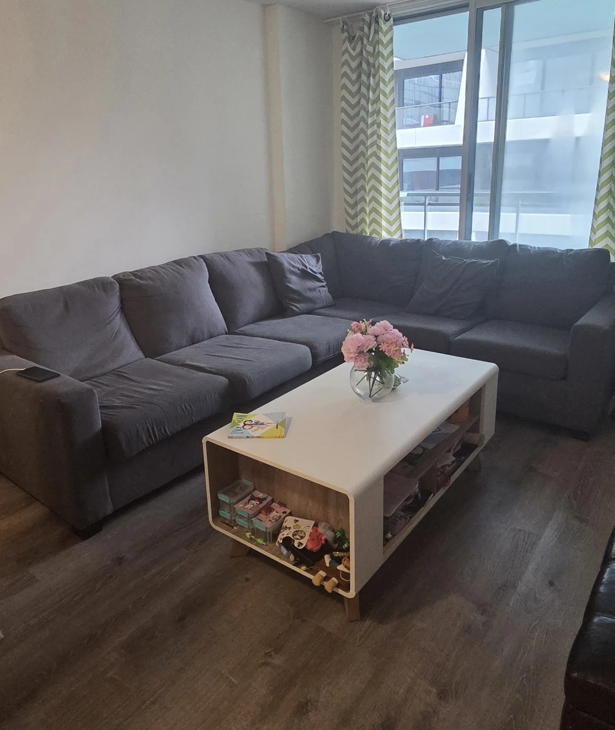 Dark Grey Sectional Sofa - photo 2