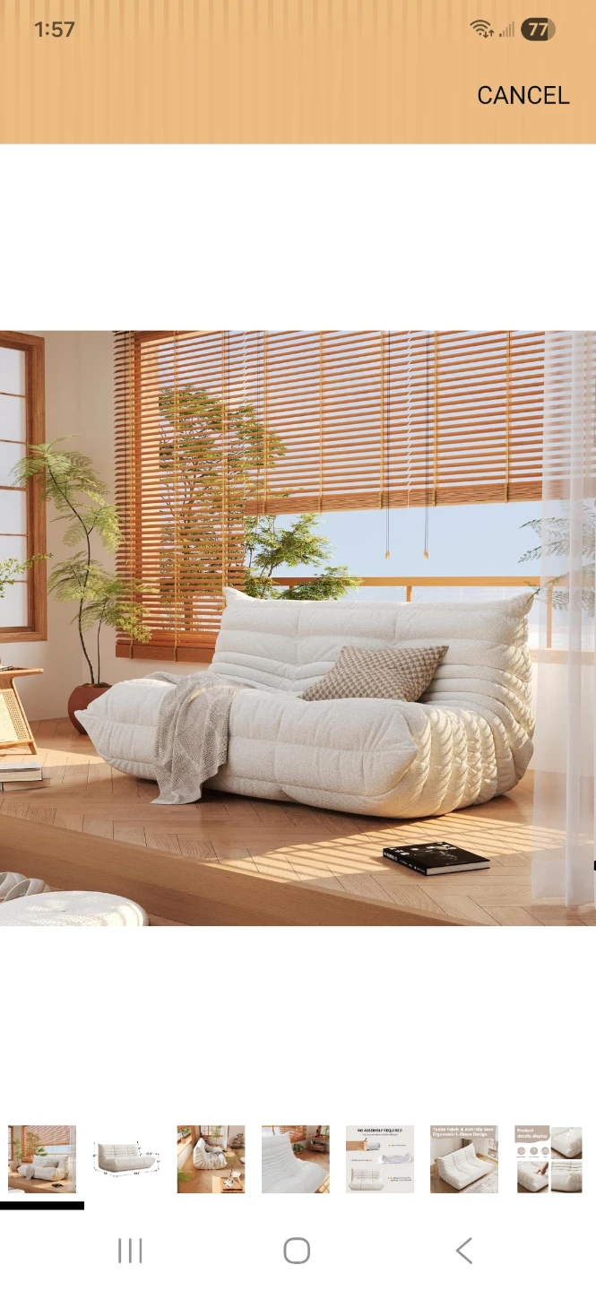 White Loveseat