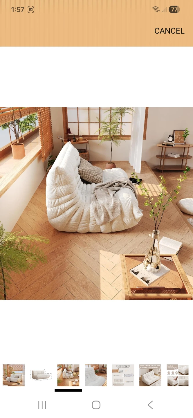 White Loveseat - photo 2