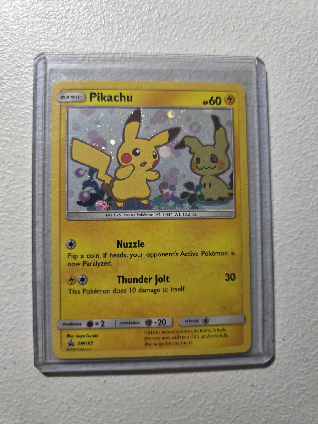 Pikachu SM162 Pokemon Card