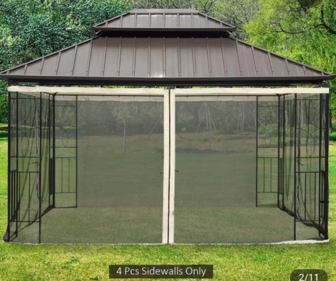 Replacement Mosquito net walls for 10x12 Gazebo - Outsunny Brand
