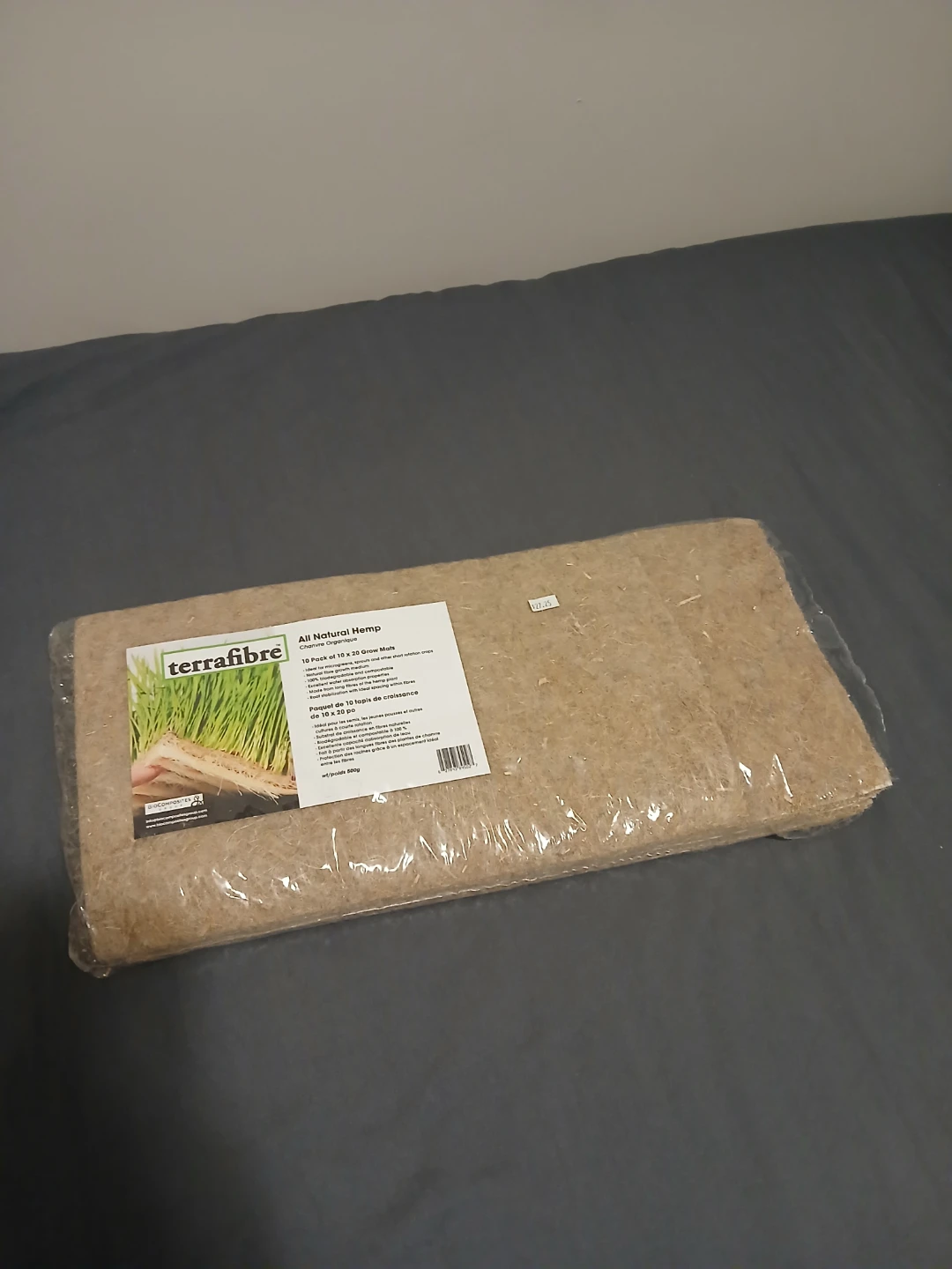TerraFibre All Natural Hemp Grow Mats (10 Pack)
