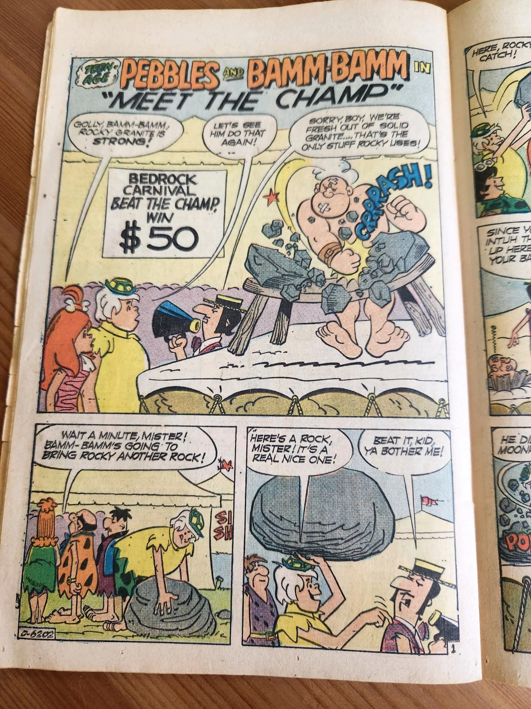 VINTAGE ~ '70s Pebbles & Bam Bam Collectibles Comic - photo 2