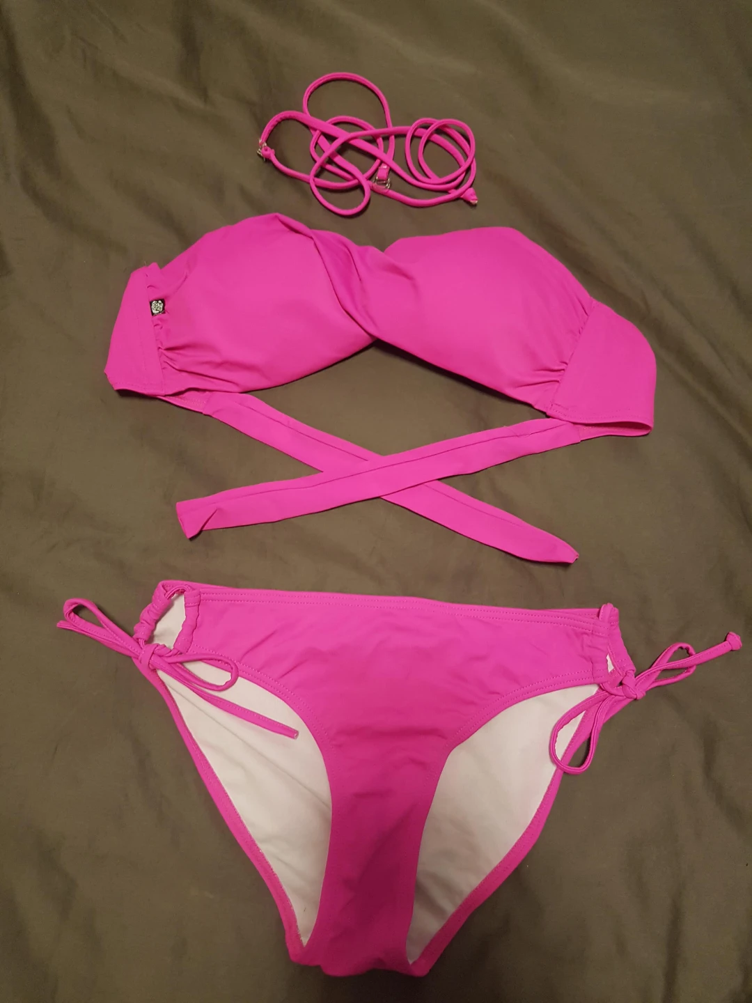 La Vie en Rose Aqua Bikini Swimsuit Size S/P