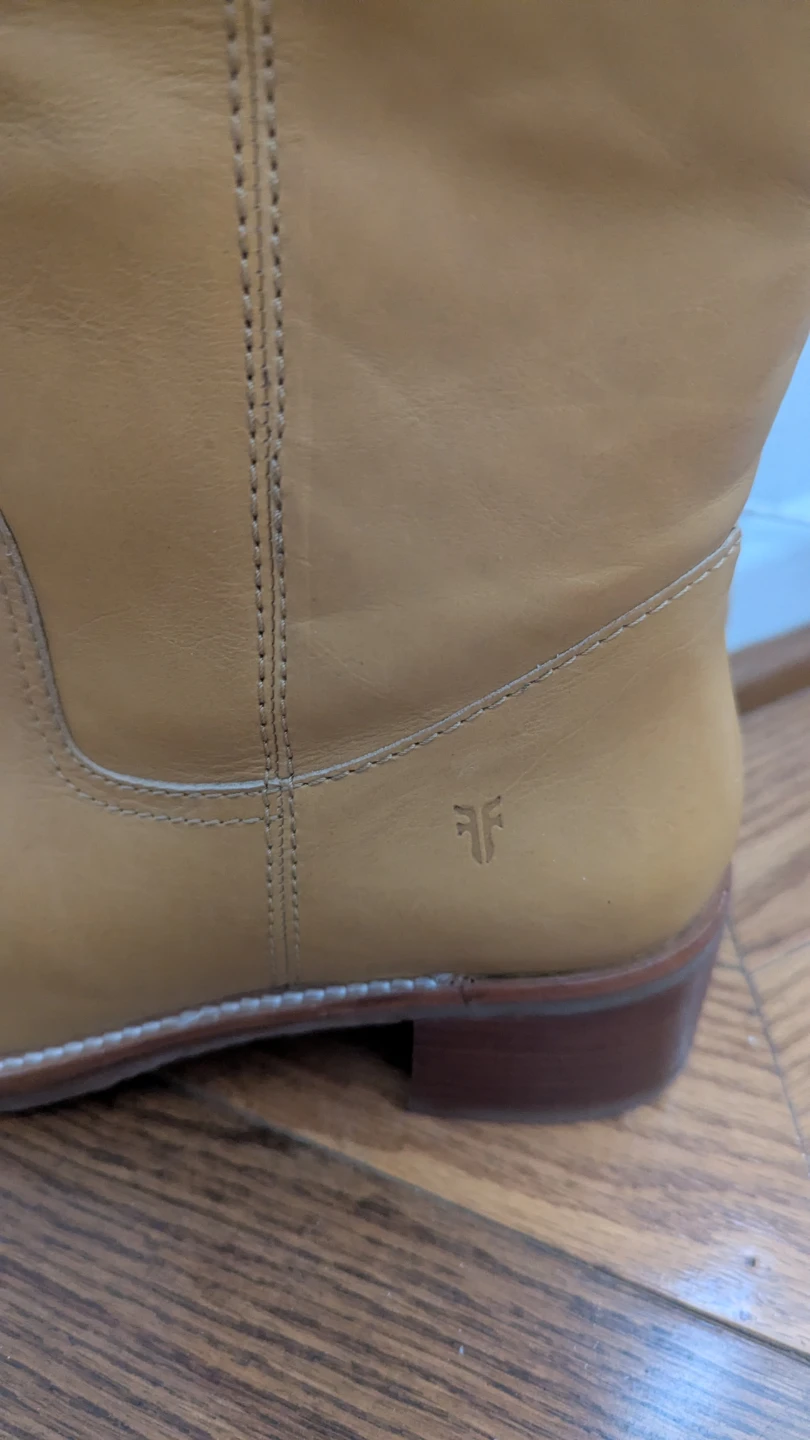 Frye Camryn Tall Pull On Boots Size 9M Tan Leather - photo 2