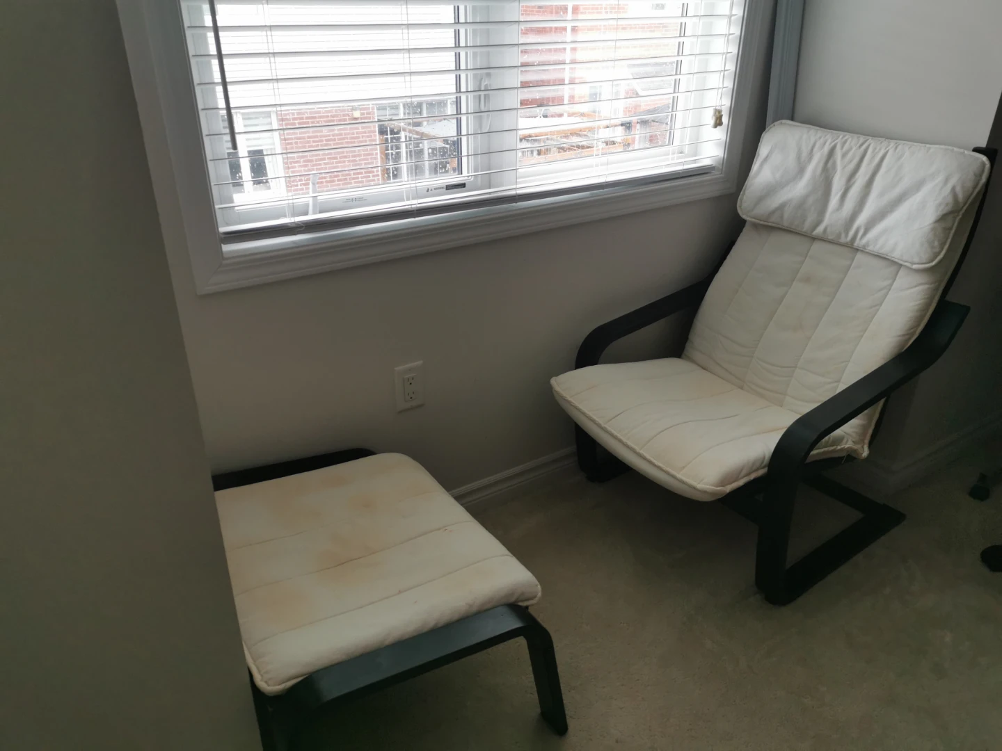 IKEA Armchair with Ottoman