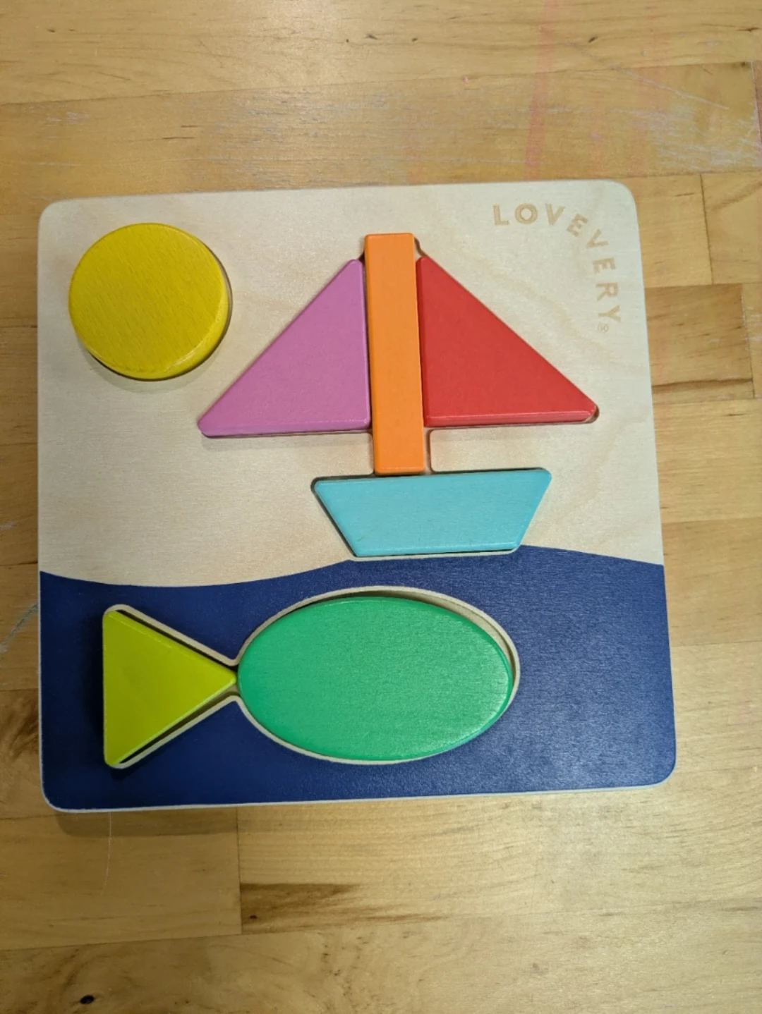 LOVEVERY Wooden Shape Puzzles (3 pcs) - photo 3