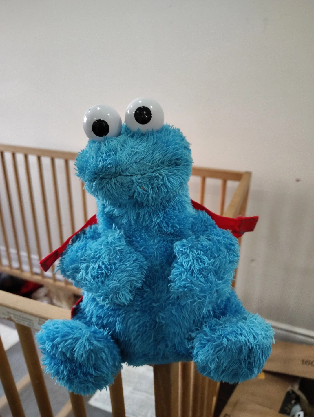 Sesame Street Cookie Monster Plush Toy with Backpack