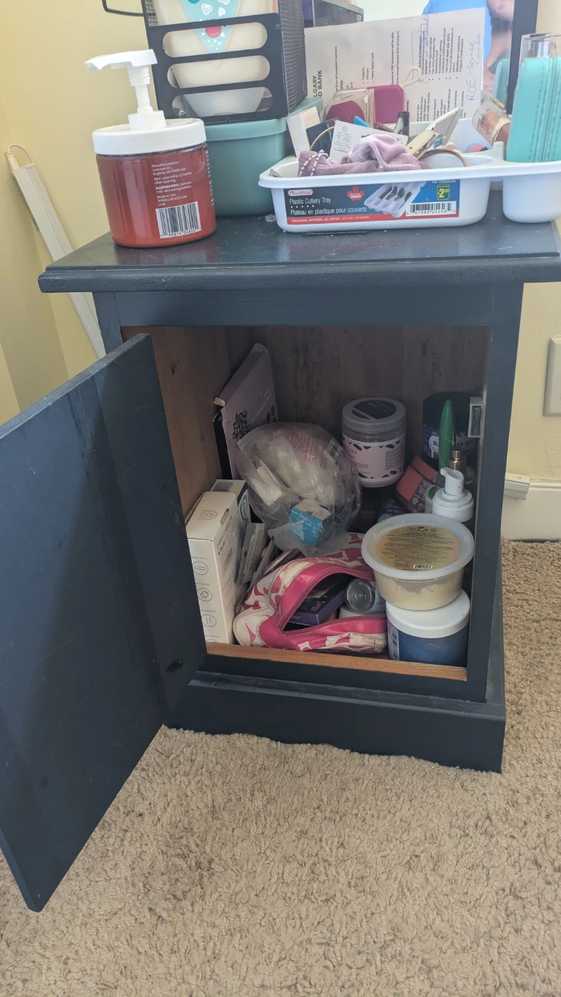 Dark Blue Storage Cabinet - photo 3