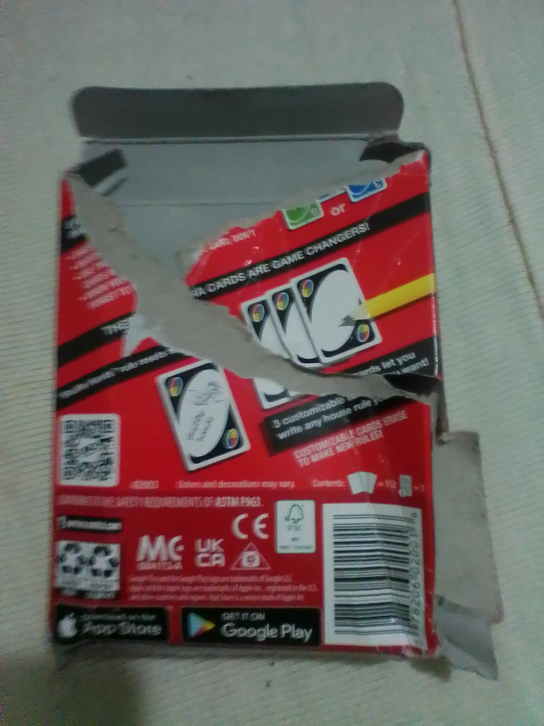 UNO Card Game with Customizable Wild Cards - photo 2