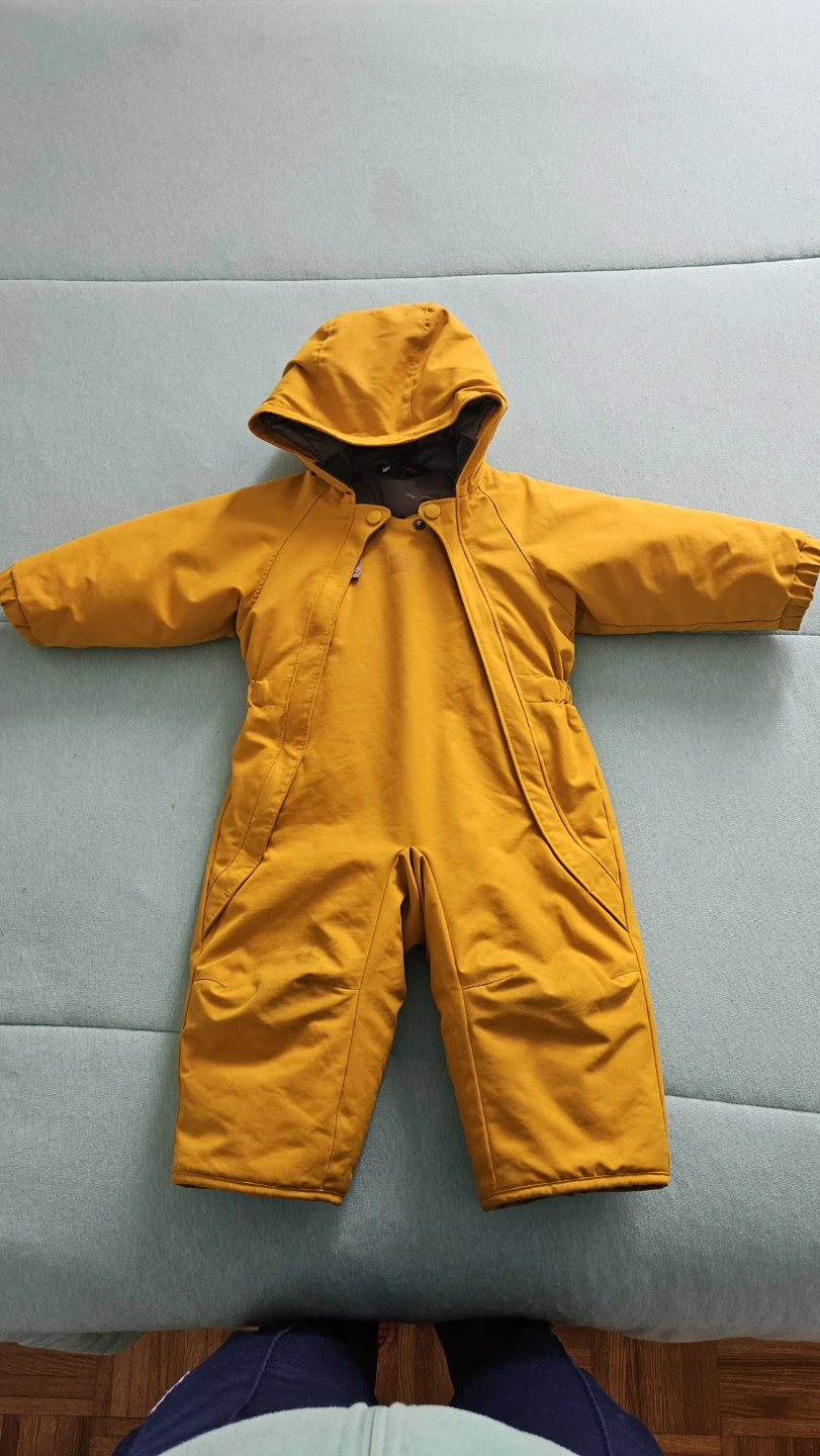 Yellow MEC Winter Snowsuit 12 MONTHS (fits big)