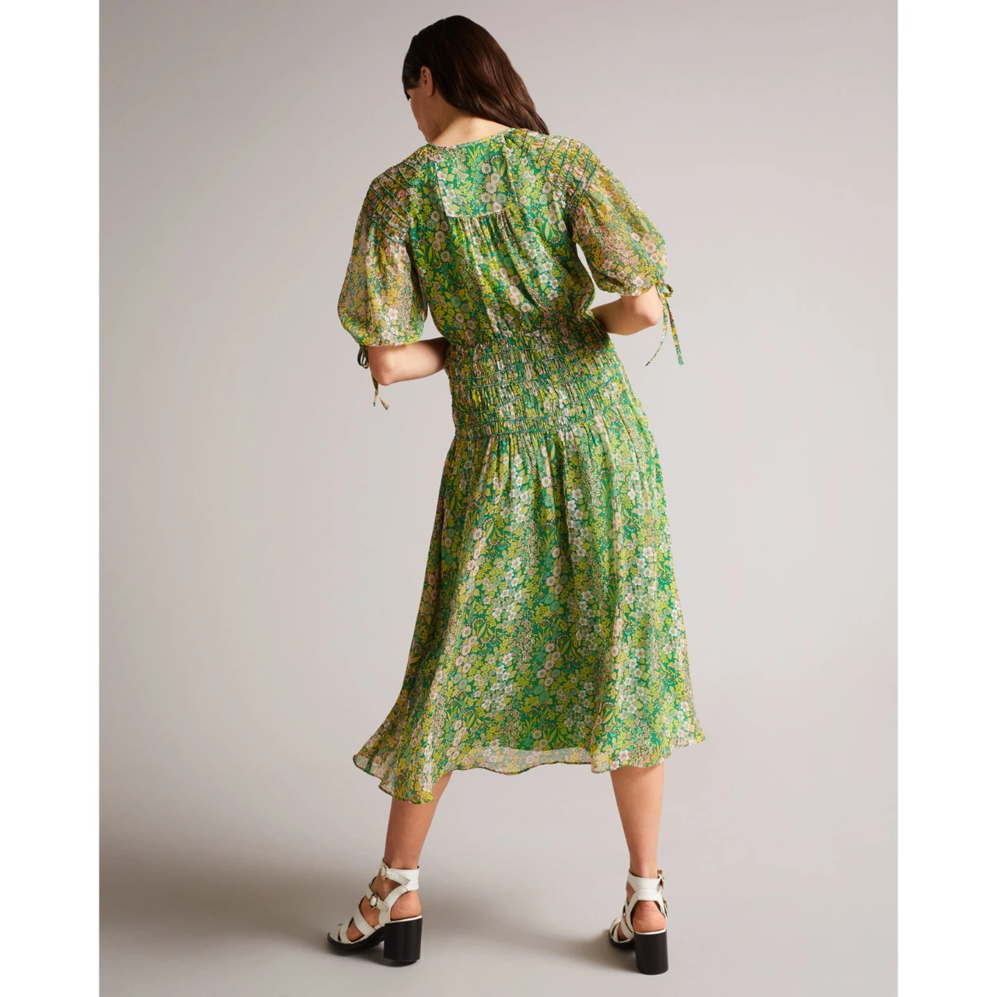 Ted Baker Green Floral Midi Dress - photo 4