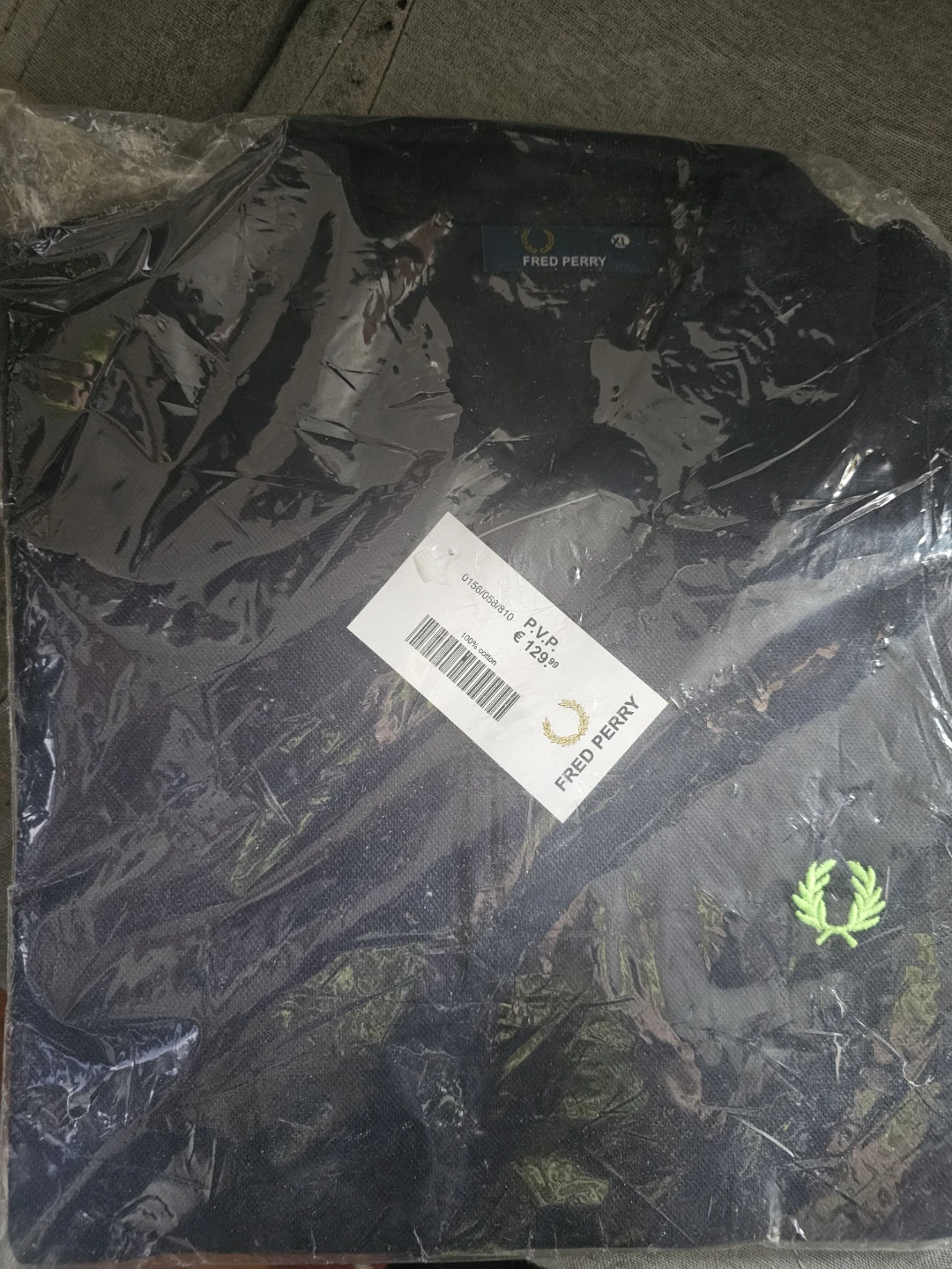 Fred Perry Men's Polo Shirt Navy XL