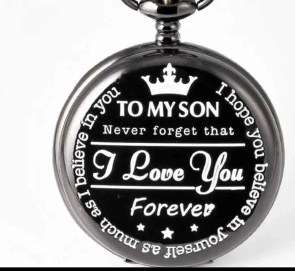 Pocket Watch for Son 'I Love You Forever'