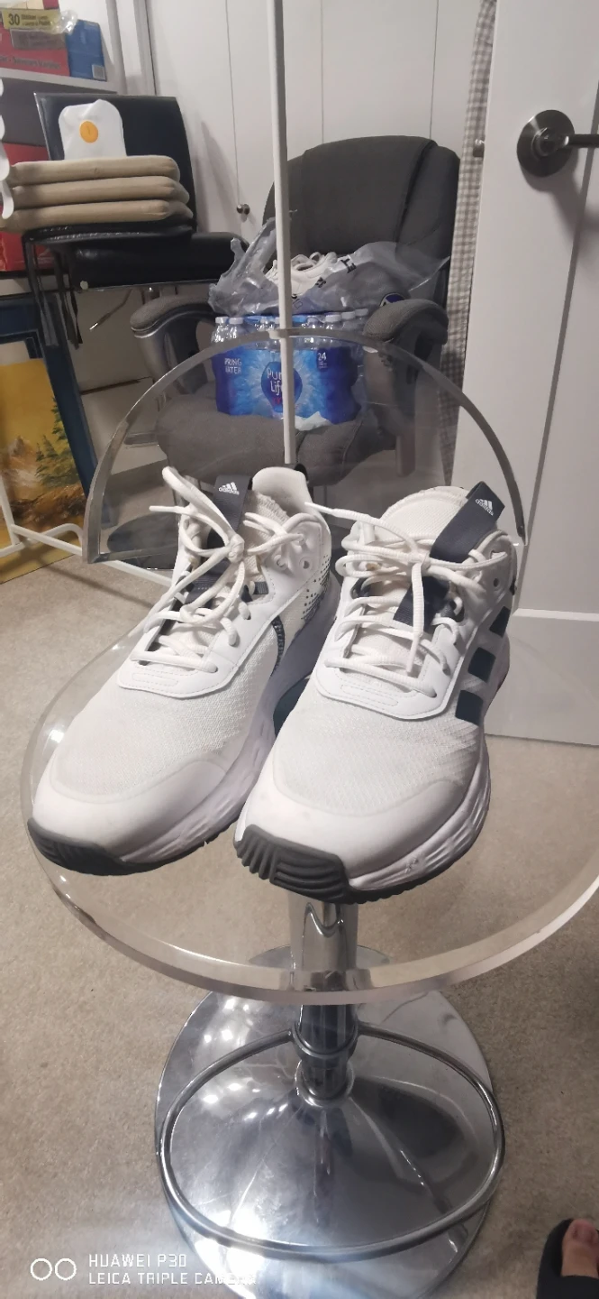 Adidas Men's White Running Shoes US 9.5