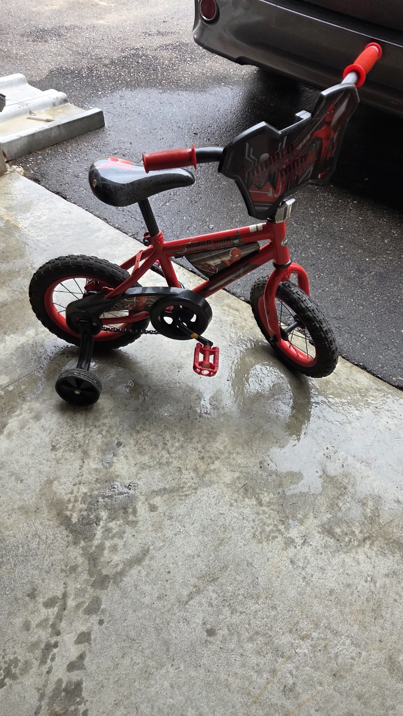 Red Kids Training Bike - photo 3