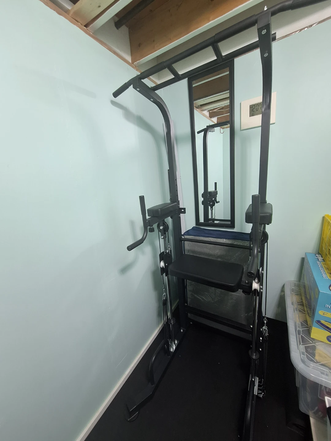 Power Pull Up Bar Tower Dip Station Workout
