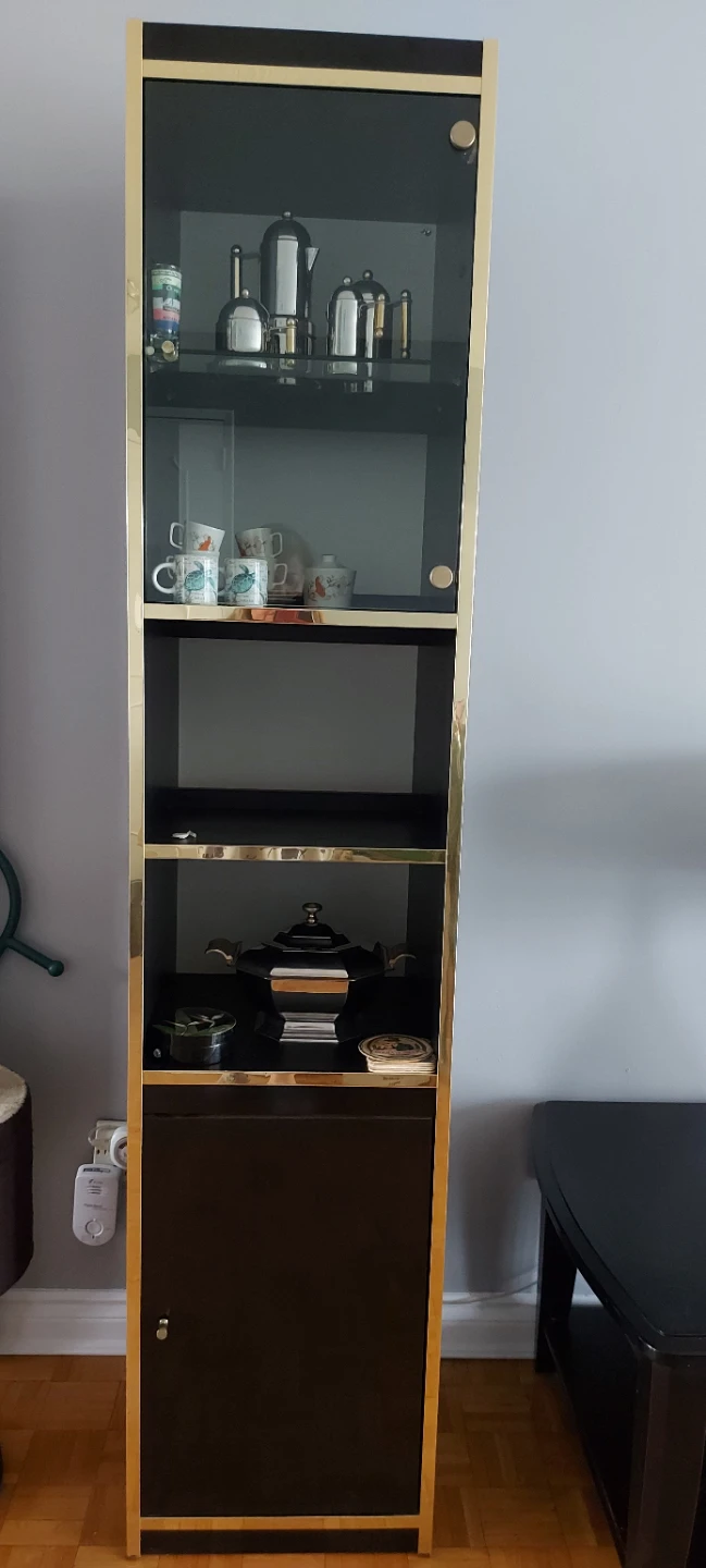 Tall Display Cabinet with Glass Doors / coffee table - photo 2