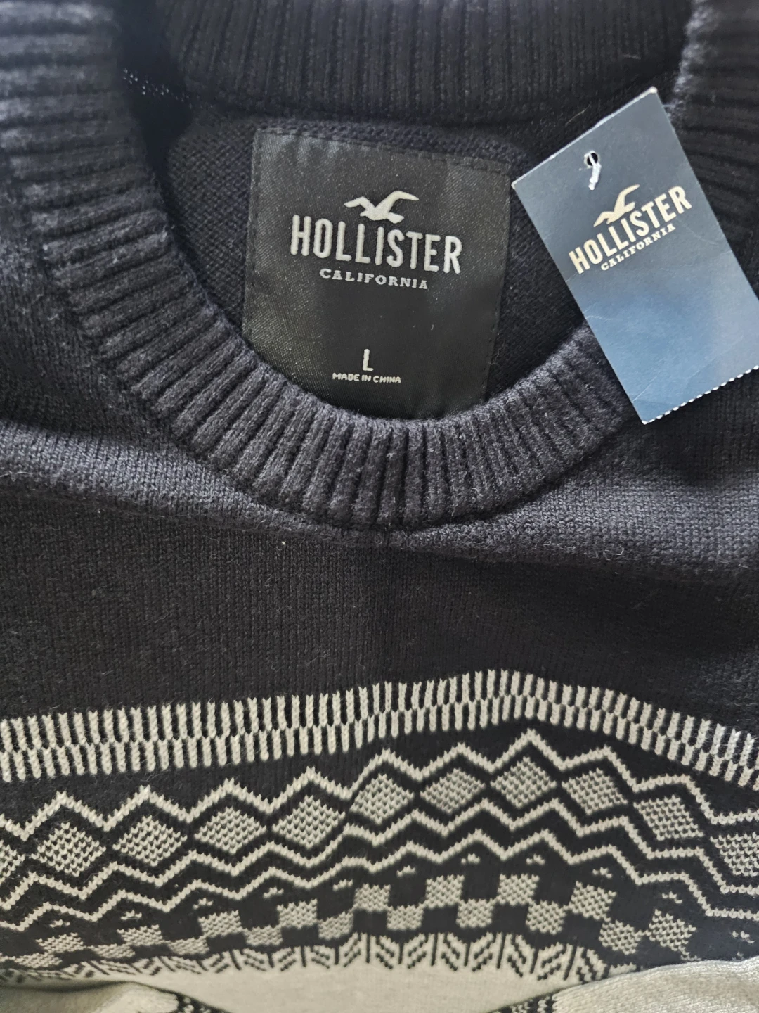 Hollister Crew Neck Sweater Size L - photo 3
