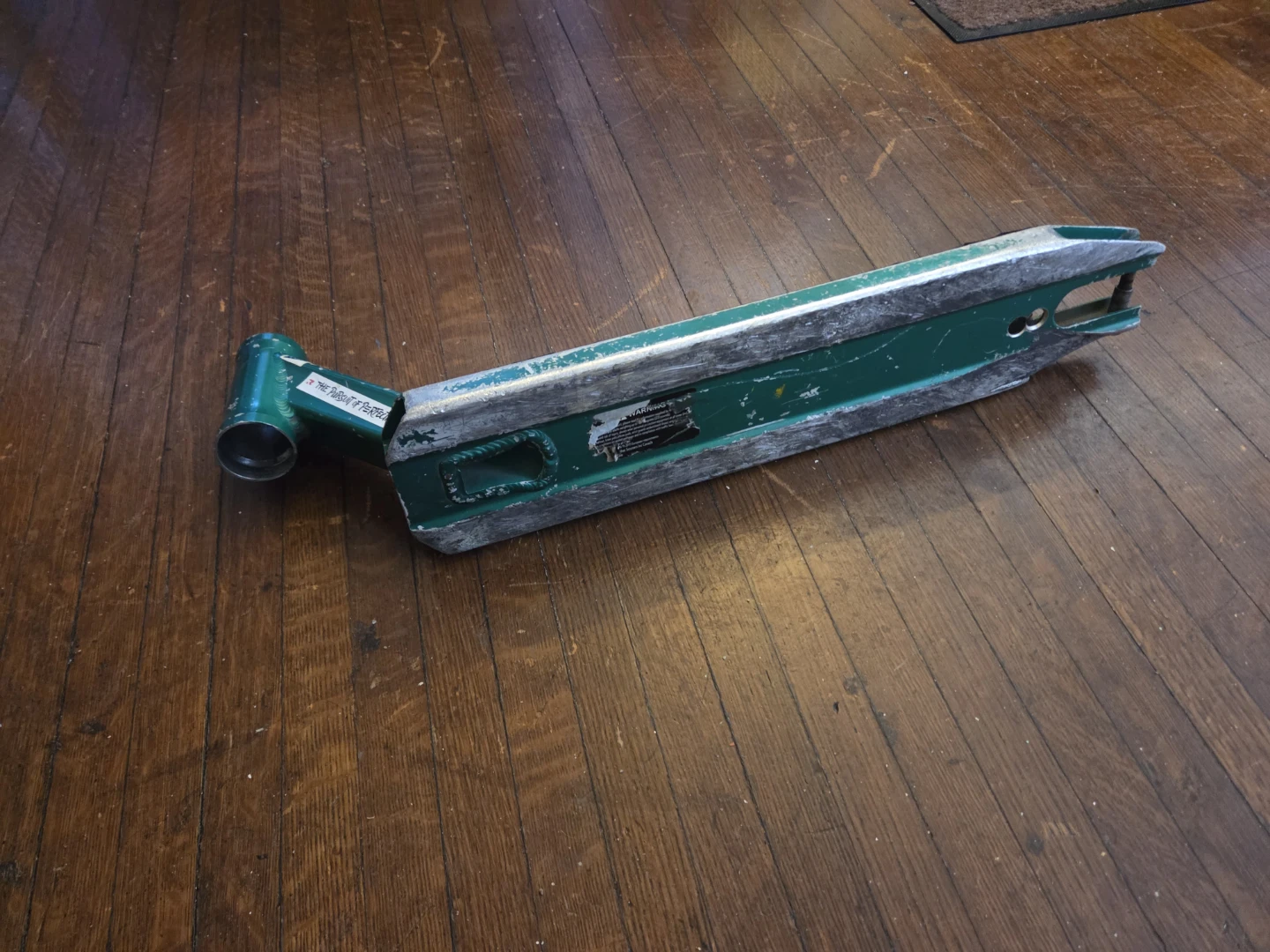 Green Stunt Scooter Deck