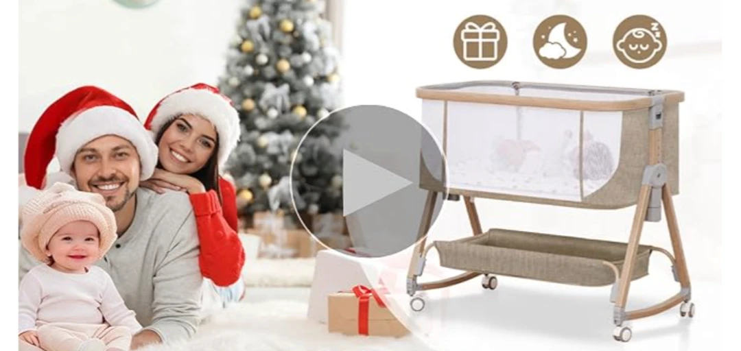 3-in-1 Convertible Baby Bassinet with Rocking Function - photo 5