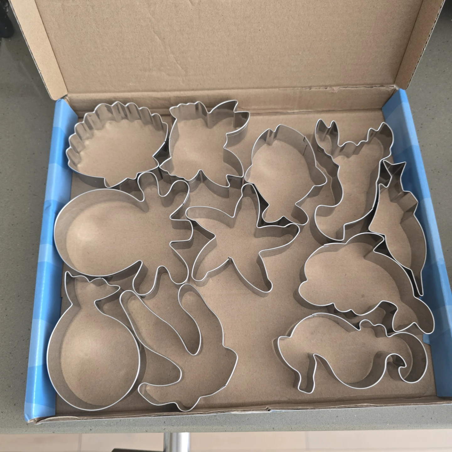 11 Piece Stainless Steel Cookie Cutter Set