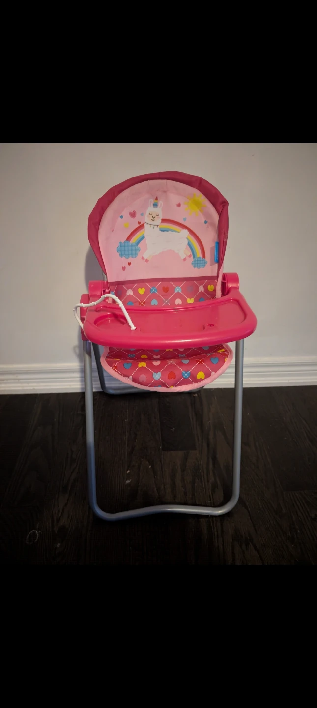 Pink Doll High Chair and Stroller Set - photo 2