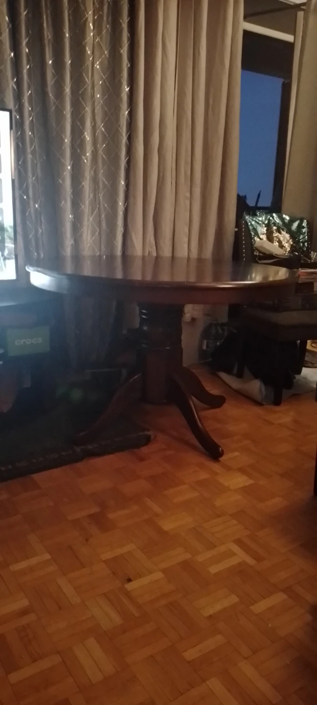 Round Wooden Dining Table