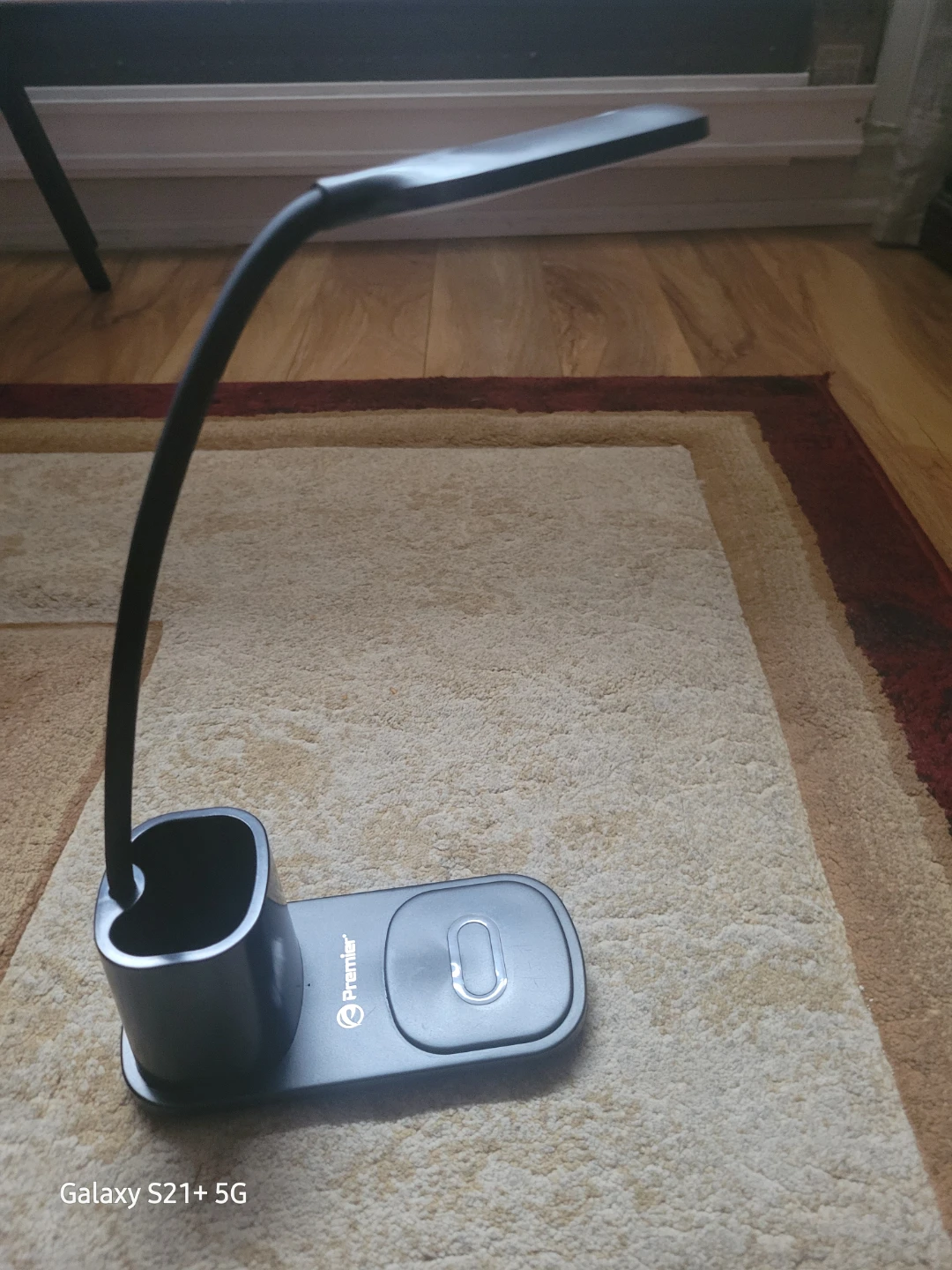 Premier LED Desk Lamp with Pen Holder and Wireless Charger