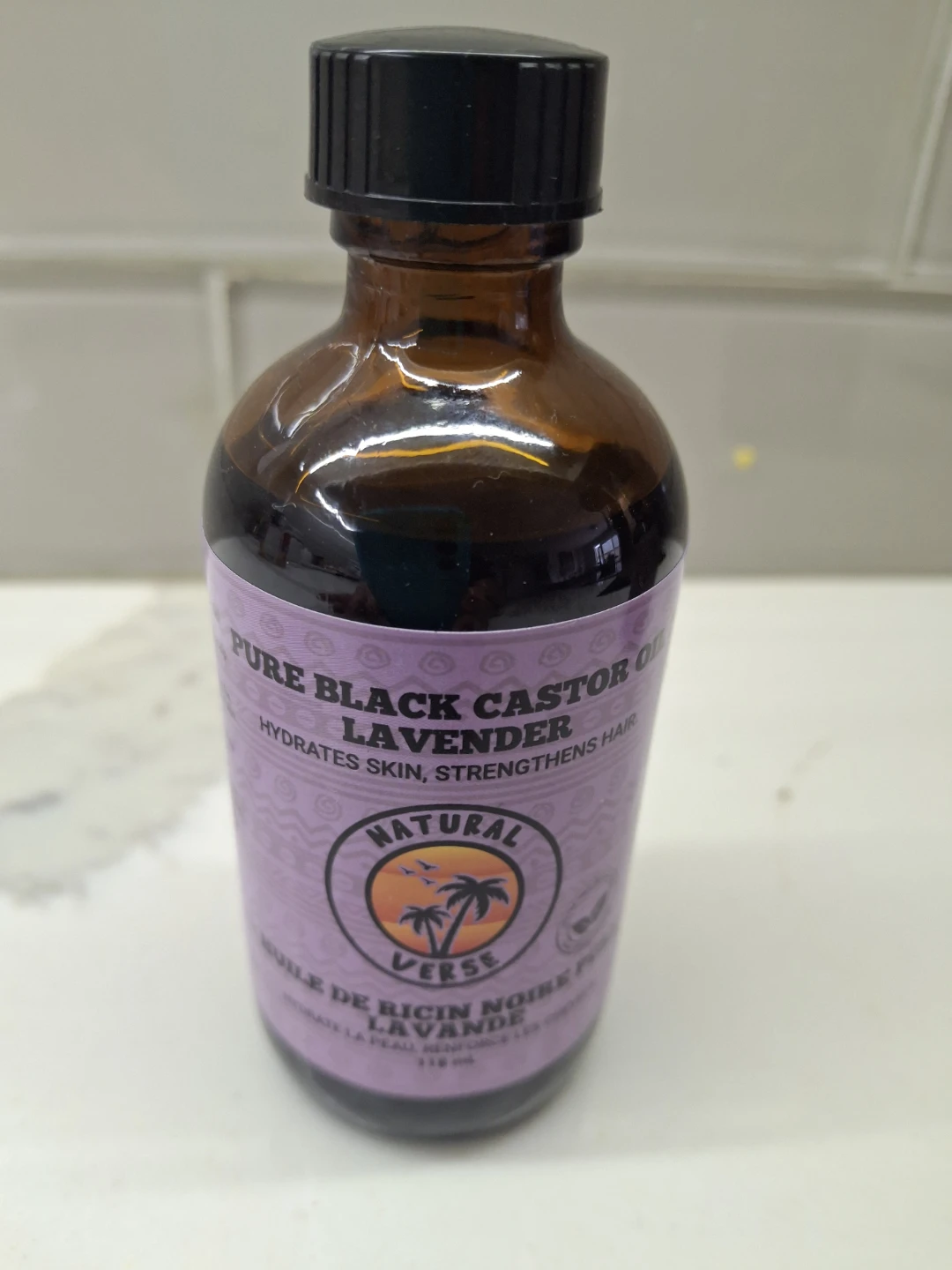 Natural Verse Pure Black Castor Oil Lavender 118 mL