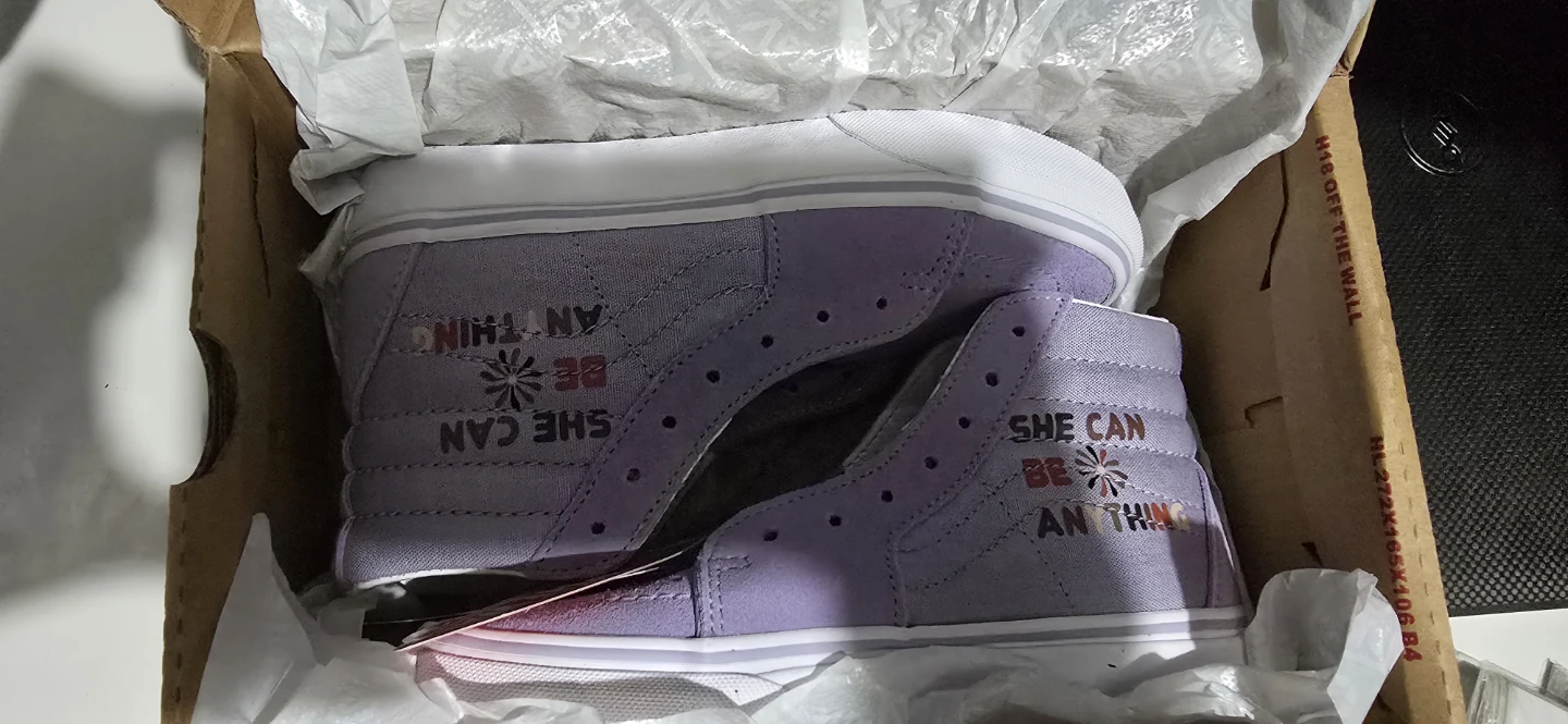Vans "She Can Be Anything" Sk8-Hi Top Sneakers - Lilac - photo 2