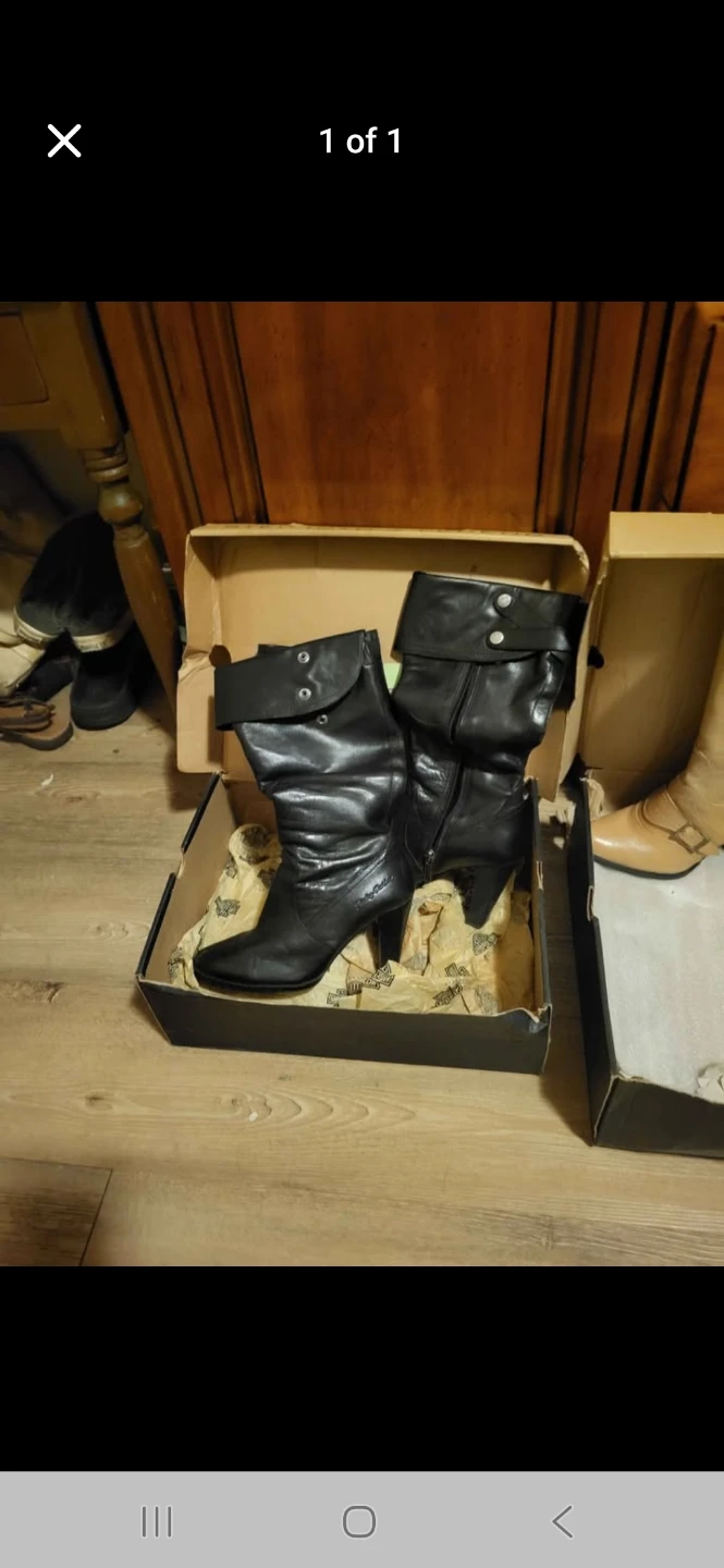Harley Davidson Women's Black Leather Boots - photo 2