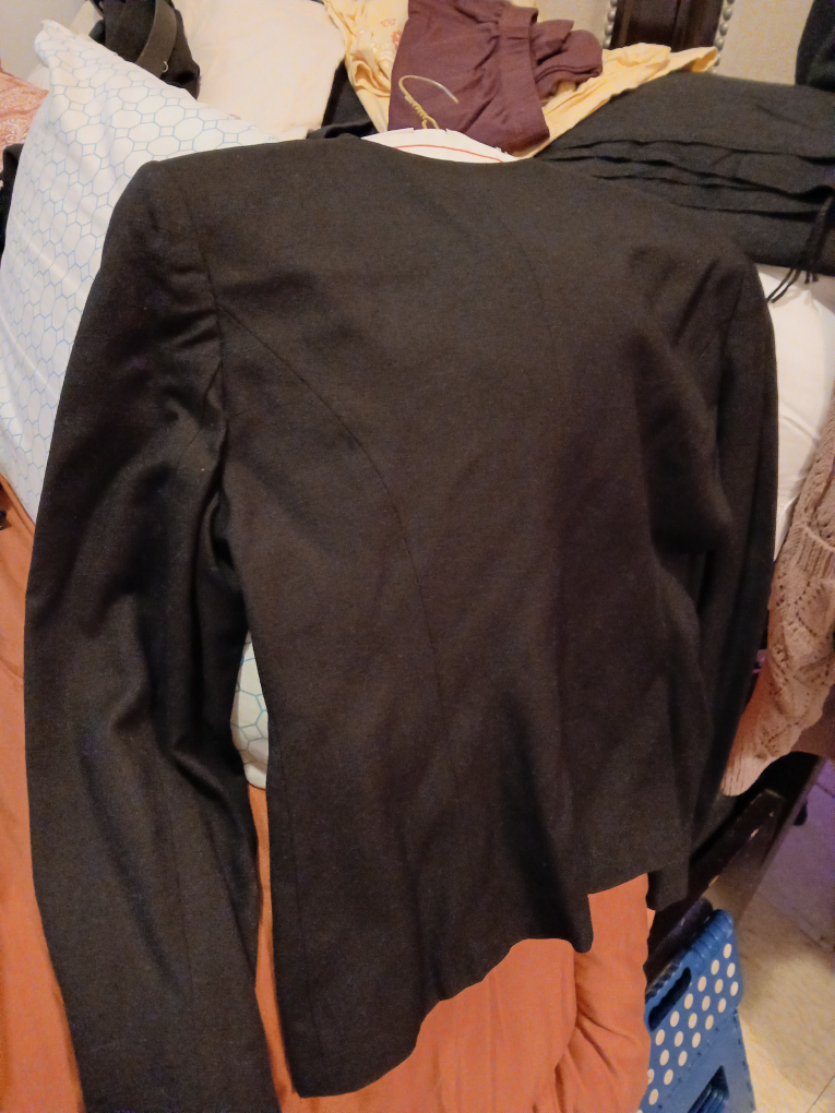 Women's Black Blazer with Gold Buttons - photo 2