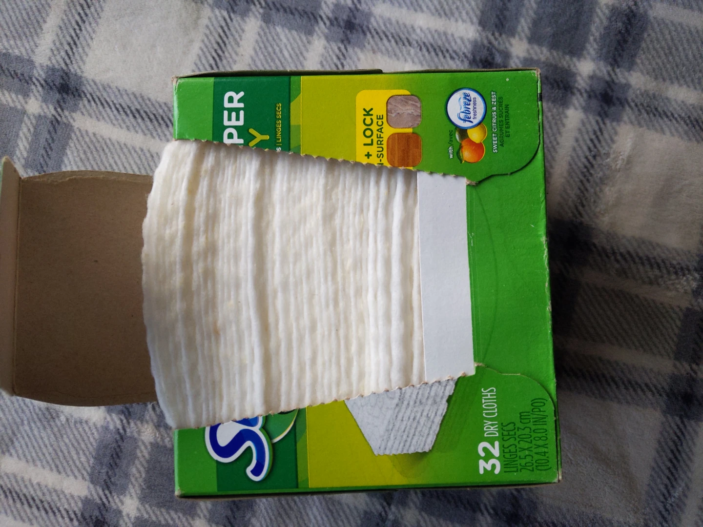 Opened but New. Swiffer Sweeper Dry Sweeping Cloths - 32 Count - photo 2