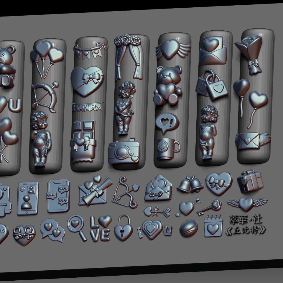 Valentine's Day Nail Art Mold - Various Designs - photo 2