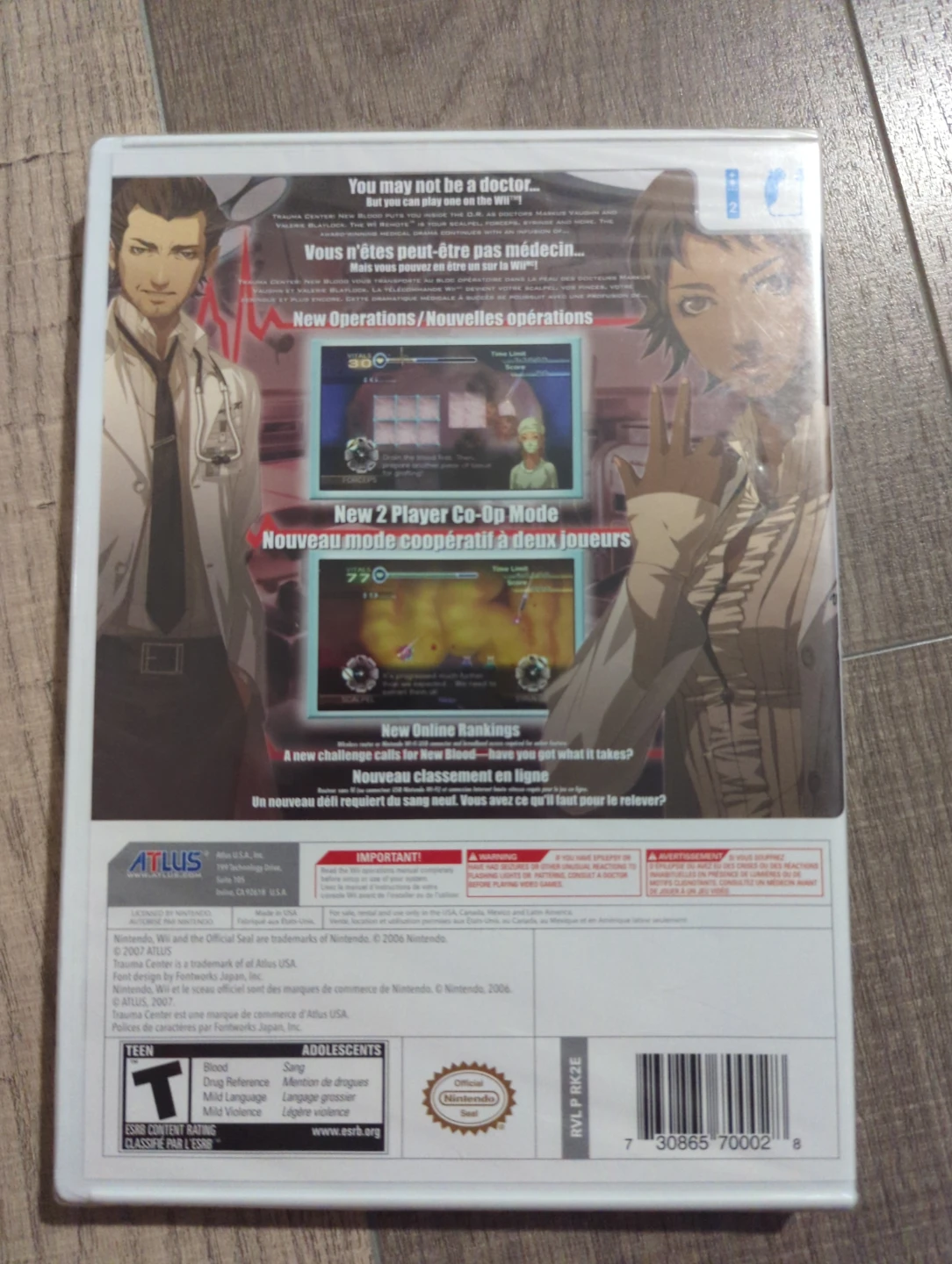 Trauma Center: New Blood Wii Game - photo 2
