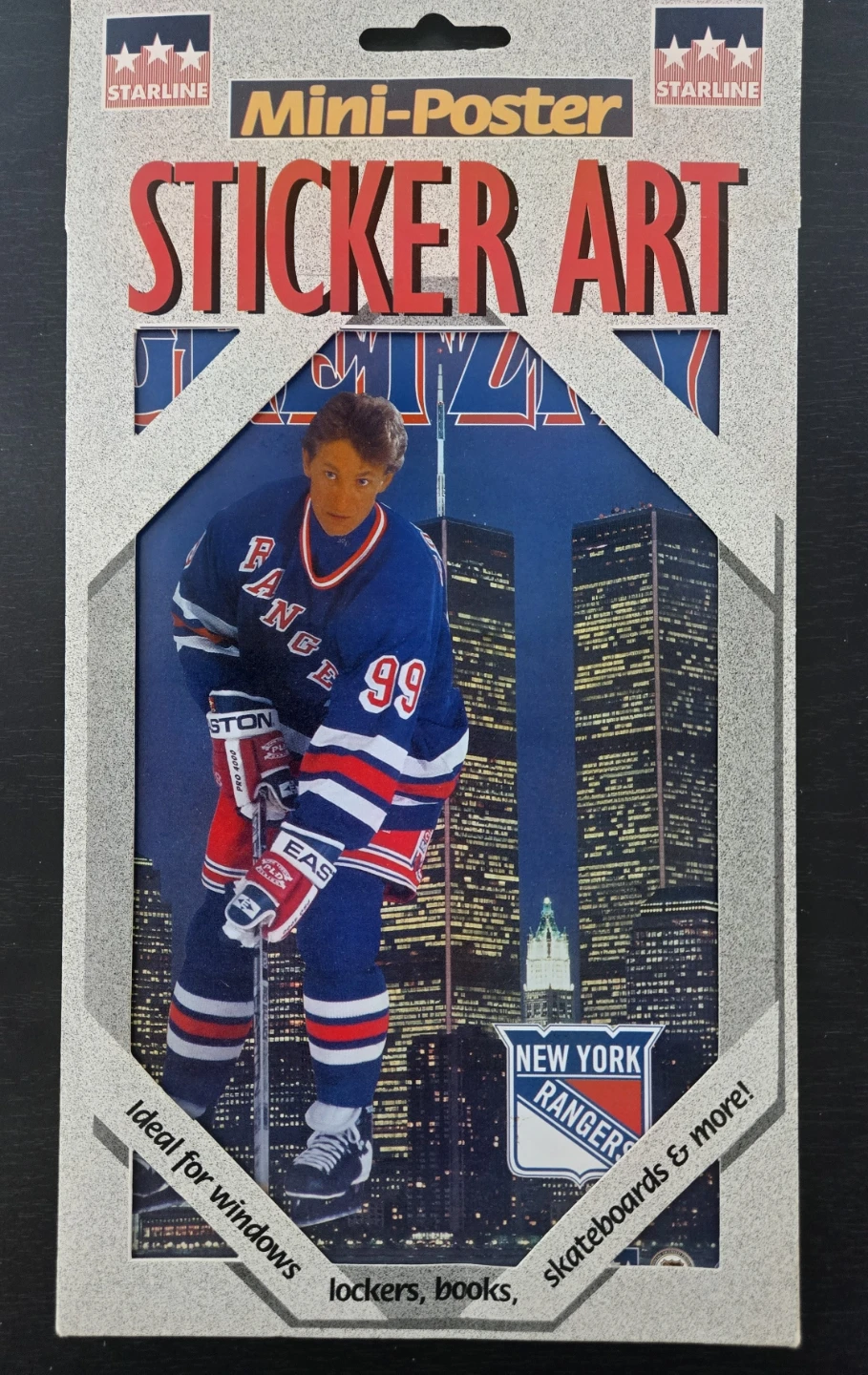 Vintage Gretzky Bundle 90's Starline Mini Poster & Dominos Adds - photo 2